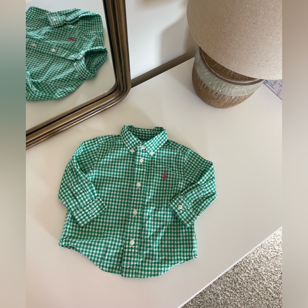 Botton Down Shirt  Ralph Lauren 9 months